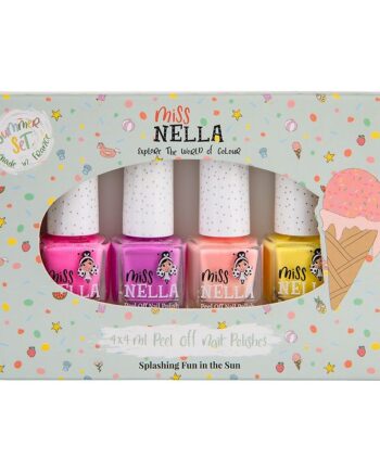 Multifarvet Miss Nella Neglelak Sommer Sæt – Udsalg!