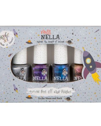 Multifarvet Neglelak Sæt – Miss Nella Space Tilbud