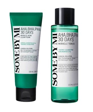 Some Aha Bha Pha Miracle Acne Clear Foam Days Miracle Toner 150 100 - Some By Mi Beautylife  - 8809326333661