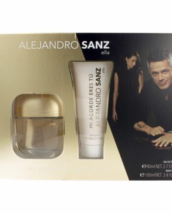 Parfume Sæt Til Kvinder Alejandro Sanz Acorde Eres T Dele Stk - Alejandro Sanz Beautylife  - 8436581943009