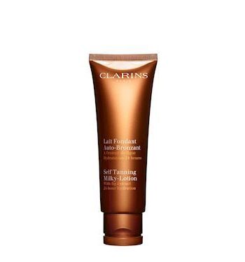 Clarins Selvbruner Smoothing Lotion – Naturlig Glød