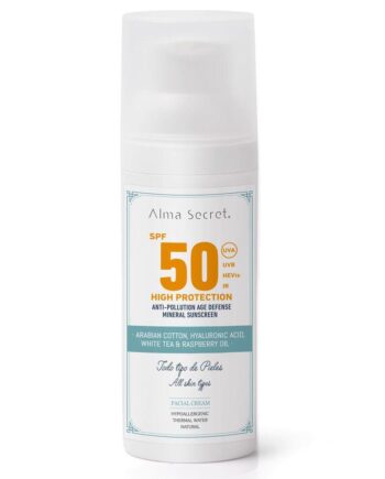 Alma Secret Solcreme SPF 50 - Høj Beskyttelse til Solbadning