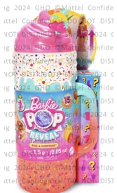 Barbie Pop Reveal Fruit Gavesæt - Barbie Beautylife  - 0194735178919