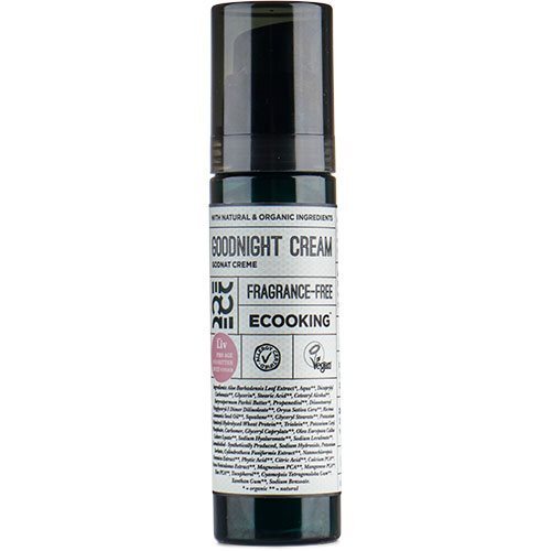 Ecooking Goodnight Cream Inkl Gratis Ecooking Ansigtolie Værdi 159 - Ecooking Beautylife  - 5712350542226