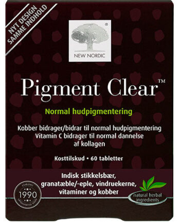 Ny Nordic Skin Care Pigment Clear – Effektiv hudpleje tablet