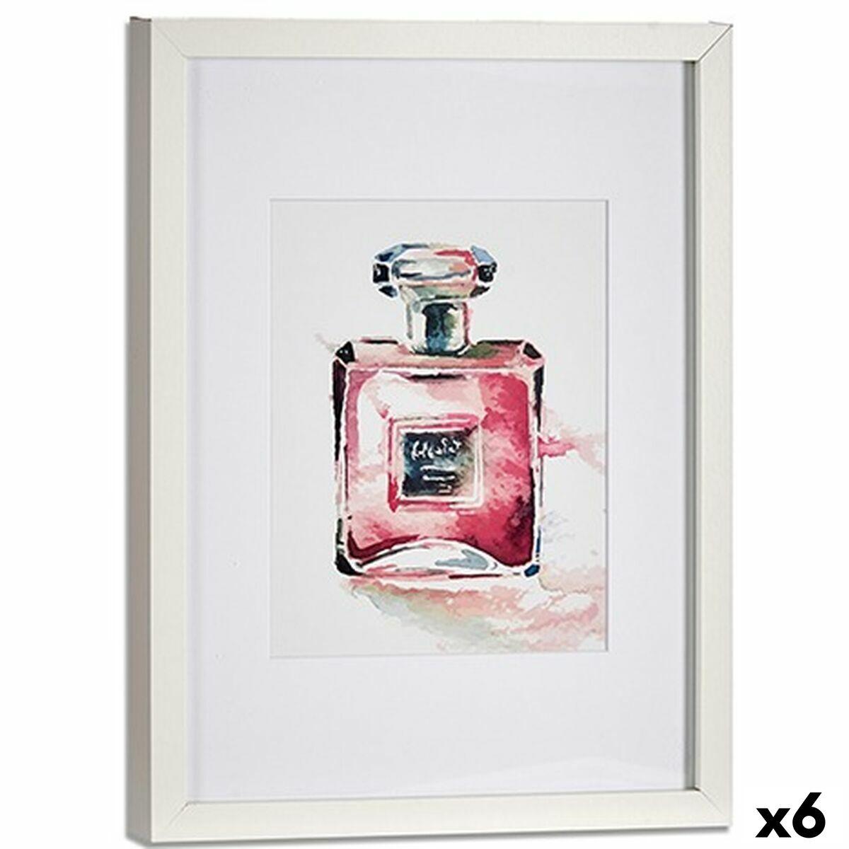 Maleri Parfume Glas Spånplade - 6 Unikke Dekorationsenheder