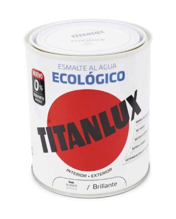 Hvid Titanlux Efterbehandling Neglelak - Glansfuld Finish