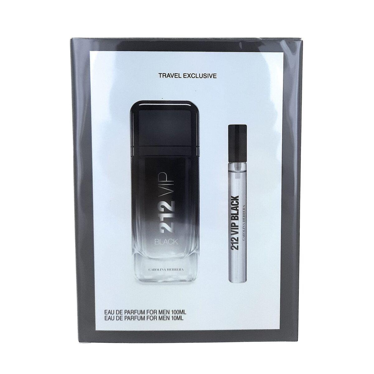Sort Parfume Sæt Til Mænd Carolina Herrera 212 Vip Black Edp - Beautylife  - 8411061011669