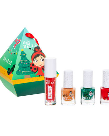 Miss Nella Gaveæske med Neglelak og Lip Gloss - Glow Festive