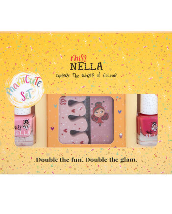 Rosa Miss Nella Manicuresæt Manicute Pink - Miss Nella Beautylife  - 5060581105094