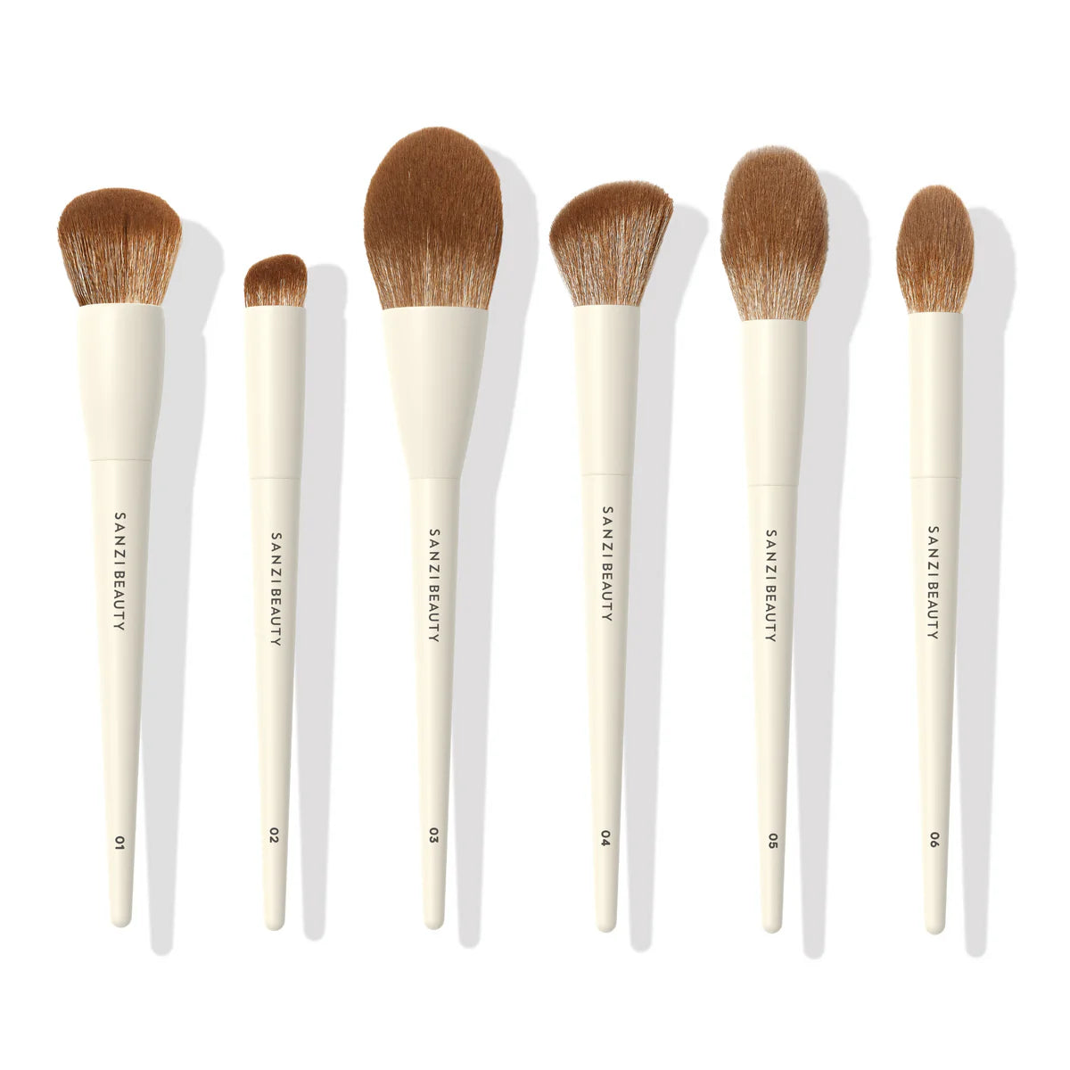 Sanzi Beauty Komplet Pensel Sæt 6stk Hos Frisøren & Baronen - Sanzi Beauty Beautylife