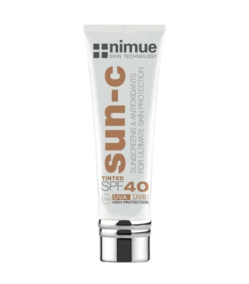 Nimue Solcreme Tinted SPF40 - Mørk 60 ml