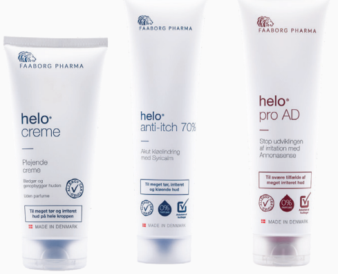 Faaborg Pharma Helo Trio – Pleje til kløefri hud 200ml