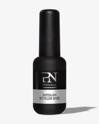 Hvid Semipermanent Neglelak - Pronails Sopolish Pillow