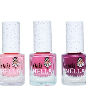 Rosa Miss Nella Neglelak Pak Little Poppet Cheeky Bunny Pink - Miss Nella Beautylife  - 5714931000460