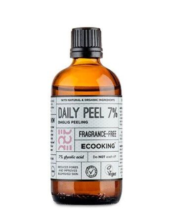 Ecooking Daily Peel 100 ml med gratis ansigtolie - Skønhedstilbud!