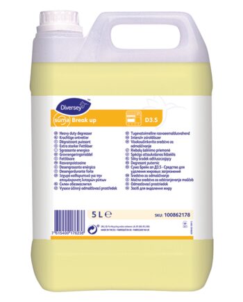 Suma Break Grovrengøringsmiddel Uden Parfume - 5 L