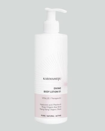 Luksuriøs Karmameju Body Lotion med Træ- og Blomsterduft