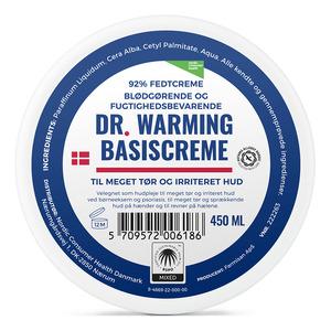 Dr. Warming Basiscreme 450 - Fugtgivende hudpleje