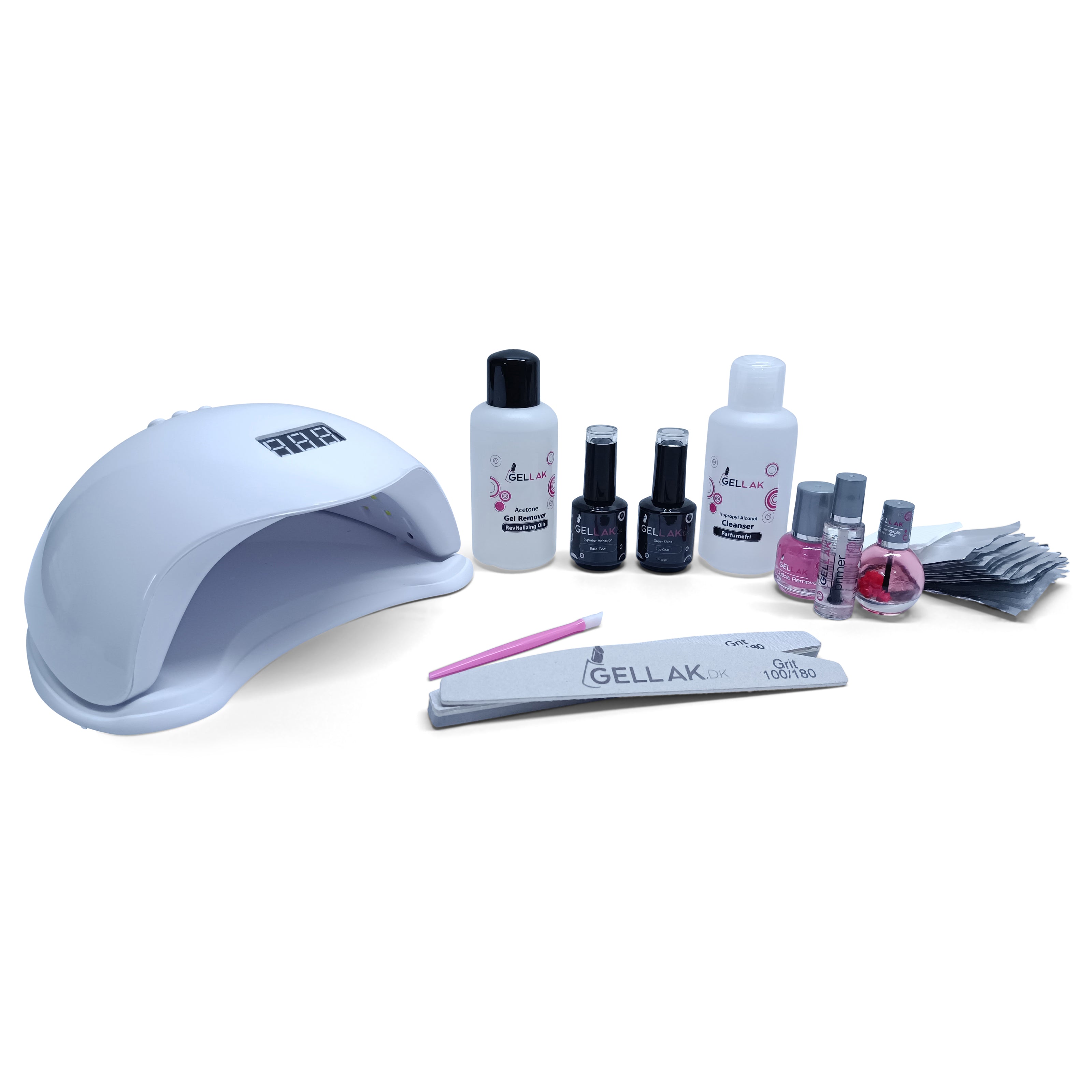 Gellak Startsæt Gel Neglelak Startsæt Gel Polish Starter Kit - Gellak.dk Beautylife