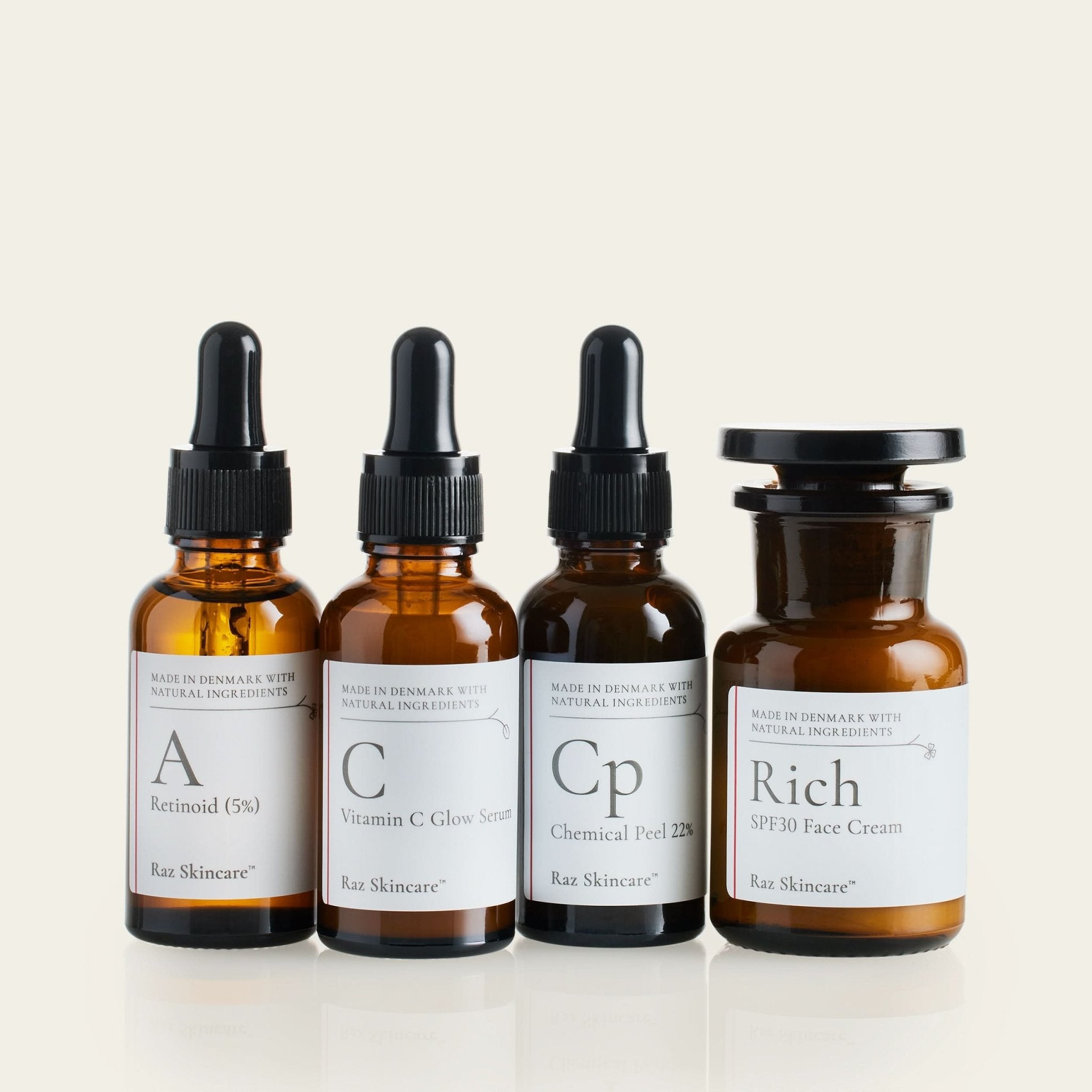 Behandling mod Hyperpigmentering – Raz Skincare Pakke