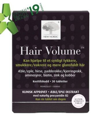 New Nordic Hairvolume Tabletter - 30 stk til fyldigere hår