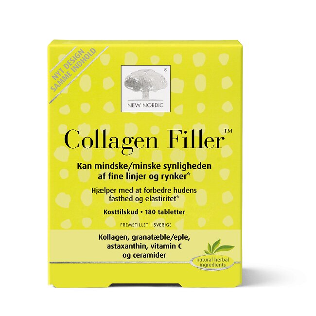 New Nordic Skincare Collagen Filler 180 Stk - New Nordic Beautylife  - 5021807459834