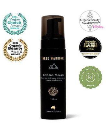 Three Warriors Self Tan Mousse 150ml - Three Warriors Beautylife  - 784927418741