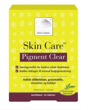 Hudpleje Tabletter til Jævn Hudtone – Skin Care Pigment Clear