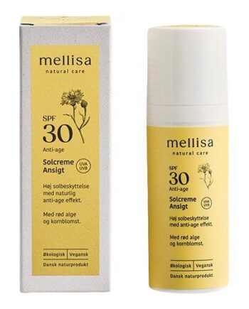 Melissa Solcreme Ansigt SPF 30 – Anti-age Beskyttelse