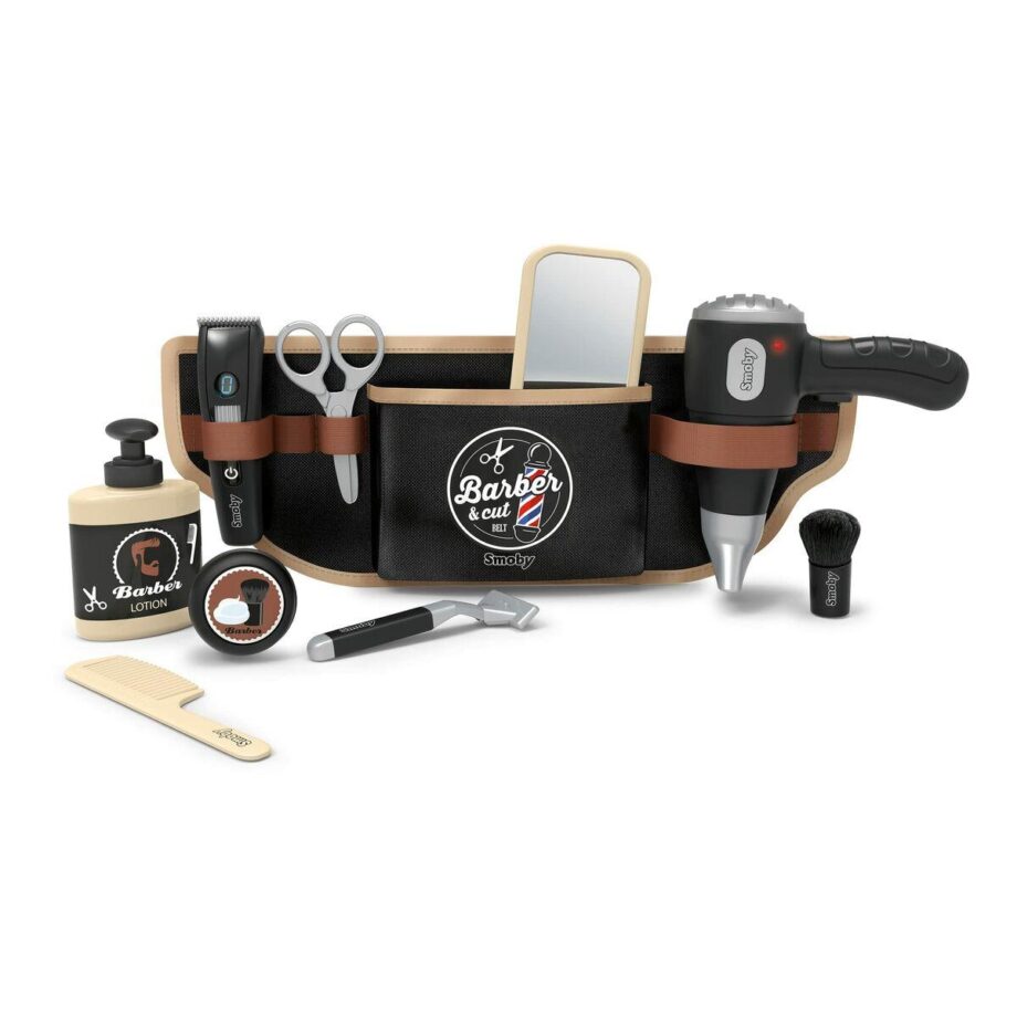 Sort Makeup Sæt Til Børn Smoby Barber & Cut Belt - Smoby Beautylife  - 3032163201526