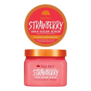 Tree Hut Shea Sugar Scrub Strawberry 510 - Tree Hut Beautylife  - 075371002687