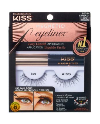 Kiss Magnetic Eyeliner Kit Kmek01c Par - Kiss Beautylife  - 0731509803648