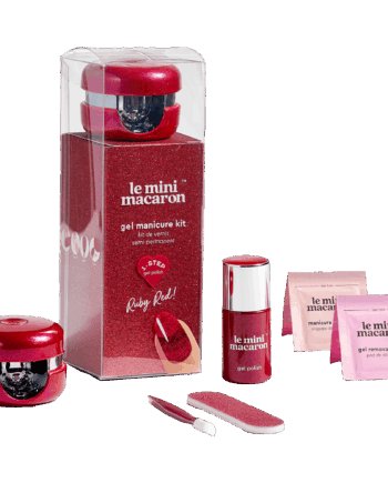 Mini Macaron Gel Manicure Kit Ruby Red Stk - Le Mini Macaron Beautylife  - 3760297542955