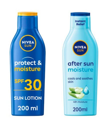 Nivea Sun Protect & Moisture Sun Lotion Spf30 & Moisturising After Sun Lotion 200 200 - Nivea Beautylife  - 4005900370716