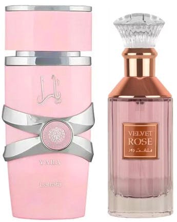 Lattafa Yara & Velvet Rose Edp 100 100 - Lattafa Beautylife  - 6291108730515