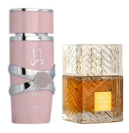 Lattafa Yara & Khamrah Edp 100 100 - Lattafa Beautylife  - 6291108730515
