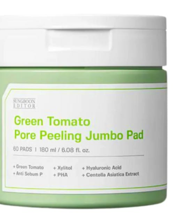 Grøn Sungboon Editor Green Tomato Pore Peeling Jumbo Pad Stk - Sungboon Editor Beautylife  - 8809684568750