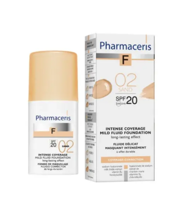 Pharmaceris Intensivt Dækkende Foundation Spf20 Sand 30ml - Pharmaceris Beautylife  - 5900717153110