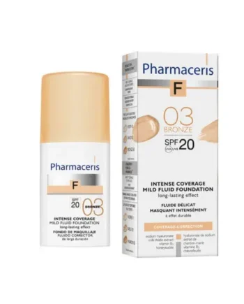 Pharmaceris Intensivt Dækkende Foundation Spf20 Bronze 30ml - Pharmaceris Beautylife  - 5900717153219