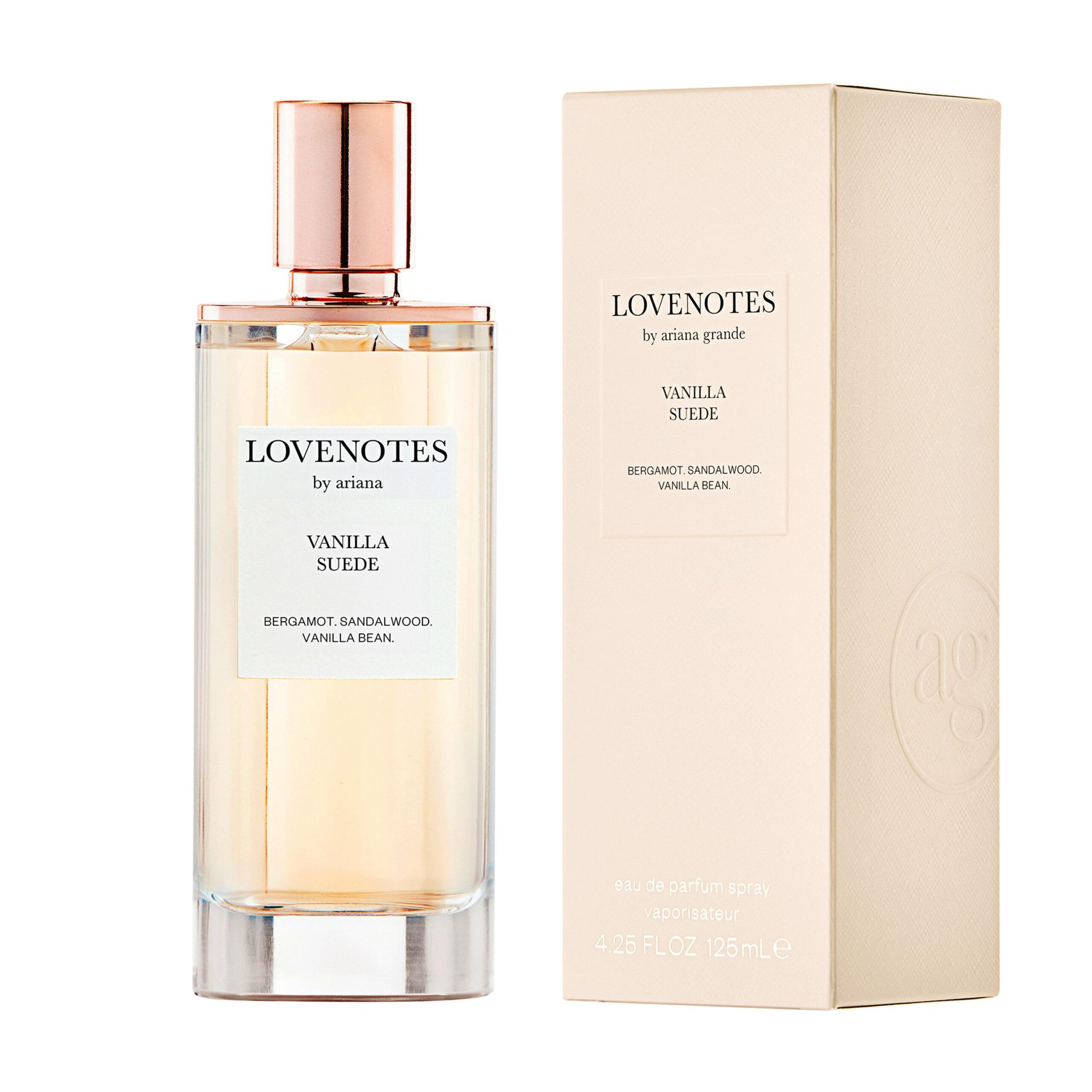 Ariana Grande Parfume Lovenotes Ariana Vanilla Suede Edp 125 - Beautylife - 0810101505546