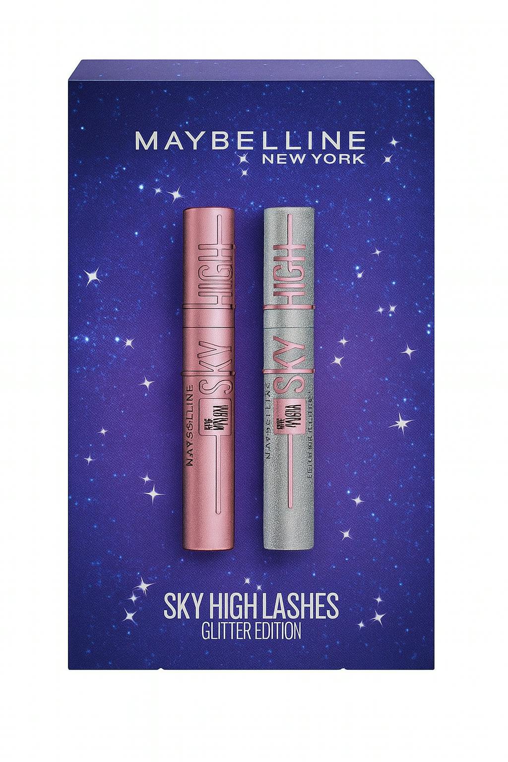 Maybelline Sky High Lashes Glitter Edition Gift Set Stk - Maybelline Beautylife - 5703147598335