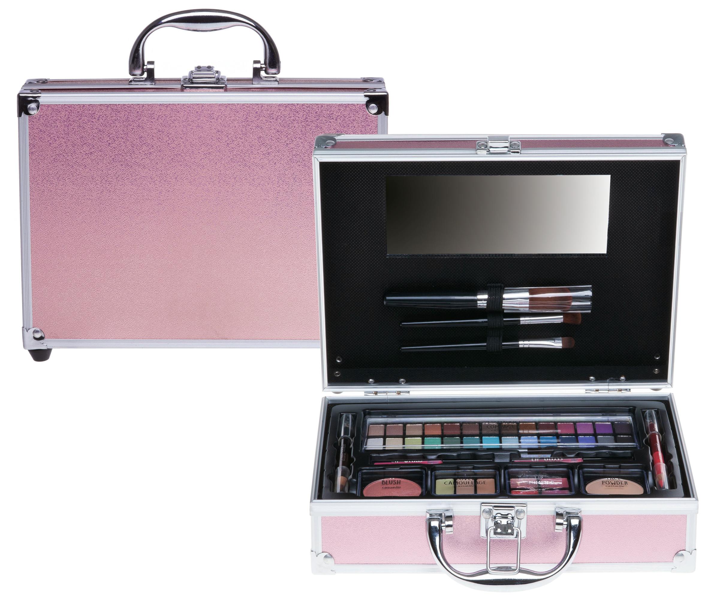 Pink Casuelle Makeup Box Shiny Gift Set Stk - Casuelle Beautylife - 8711603448343