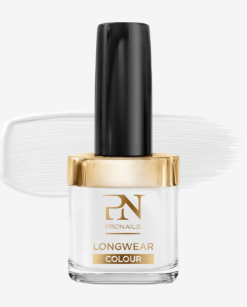 Hvid Longwear Neglelak 165 Extreme White - Pronails Beautylife  - 5413499241697