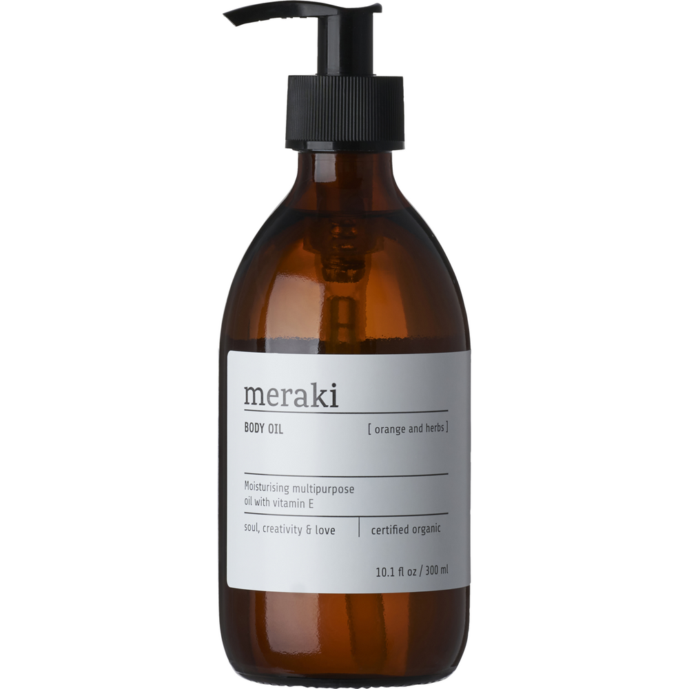 Meraki Body Olie Orange & Herbs 300ml - Meraki Beautylife  - 5707644529656