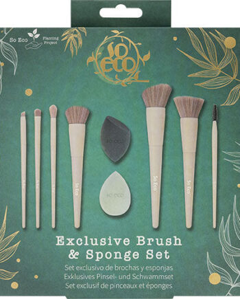 Veganskso Eco Exclusive Brush & Sponge Set Værdi 238 - So Eco Beautylife  - 5056683105469