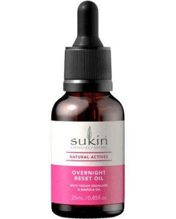 Vegansksukin Natural Actives Overnight Reset Oil - Sukin Beautylife  - 9327693011436