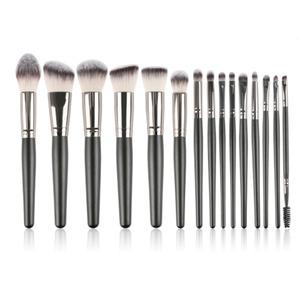 Happy Makeup Pensler Sort Crome Stk - Happy Beautylife  - 5714727011564