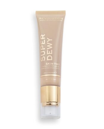 Revolution Makeup Superdewy Tinted Moisturiser Medium Tan - Revolution Beautylife  - 5057566336994