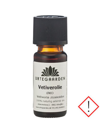 Urtegaarden Vetiverolie Øko - Urtegaarden Beautylife  - 5709286856022